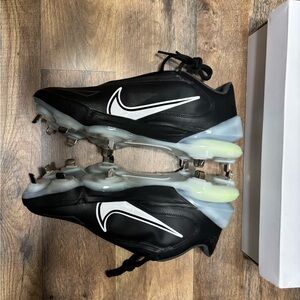 Nike Force Zoom Mens Trout 8 Pro Metal Baseball Cleats CZ5915-010 Black Size 7.5